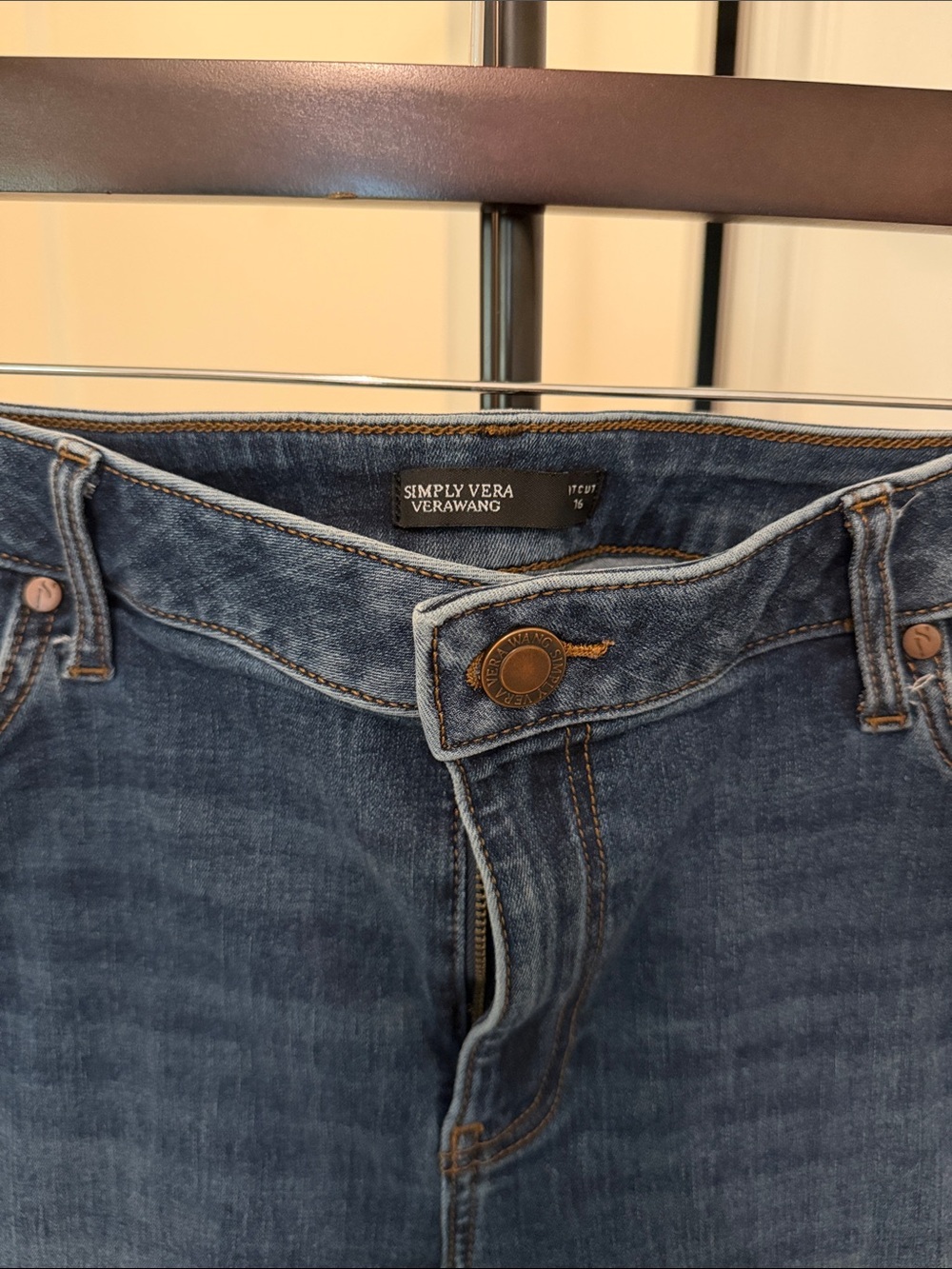 Simply Vera Vera Wang Blue Boot Cut Women's Jeans